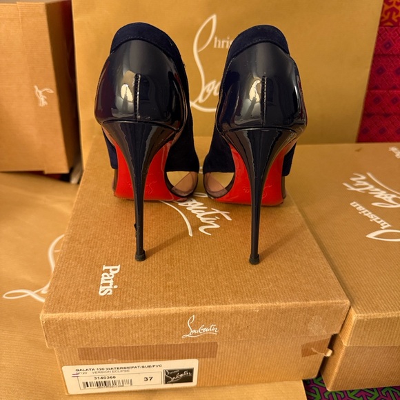 Christian Louboutin Galata 120 watersnake / version Eclipse - Picture 8 of 17